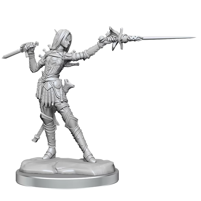 Pathfinder Battles: Legendary Cuts - Female Elf Rogue Miniature