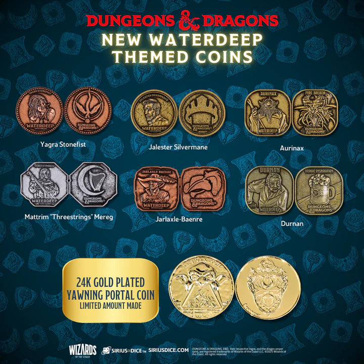 Sirius Dice - D&D Waterdeep: Yawning Portal Treasure Pack