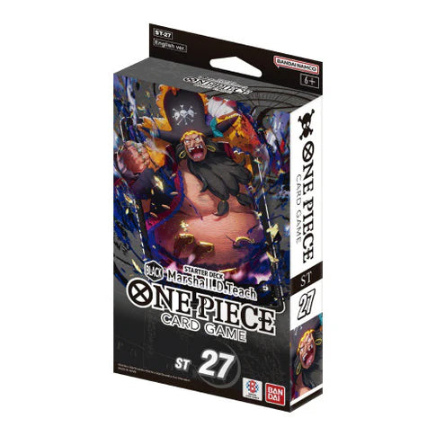 Starter Deck Display (BLACK Marshall.D.Teach) [ST-27]