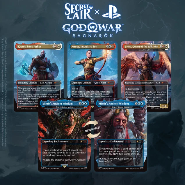 MTG: Secret Lair x God of War Collection (Greek & Norse - Non-Foil Edi MTG: Secret Lair x God of War Collection (Greek & Norse - Non-Foil Edi