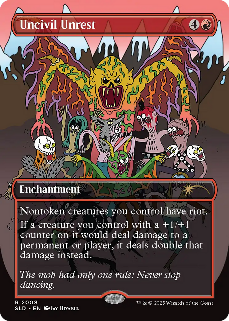 Uncivil Unrest (Rainbow Foil) [Secret Lair Drop Series]