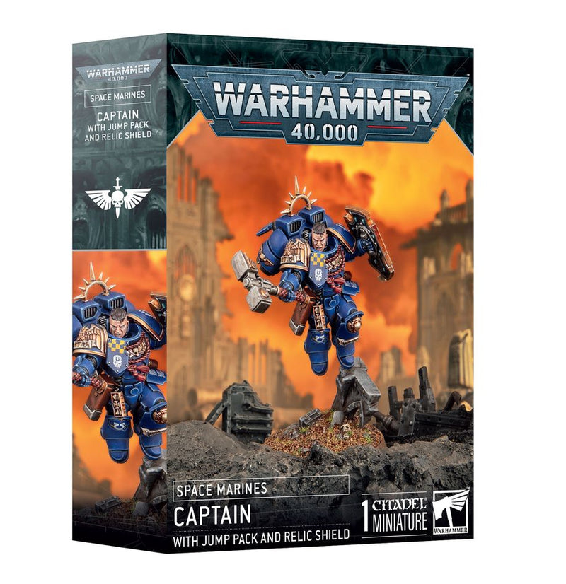 Captain with Jump Pack and Relic Shield *PREORDER FOR 08 NOV*