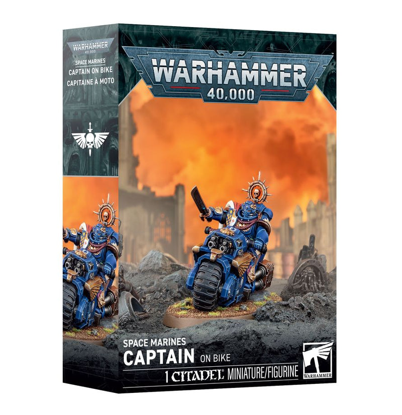 Space Marines: Captain on Bike *PREORDER for 03 OCTOBER*