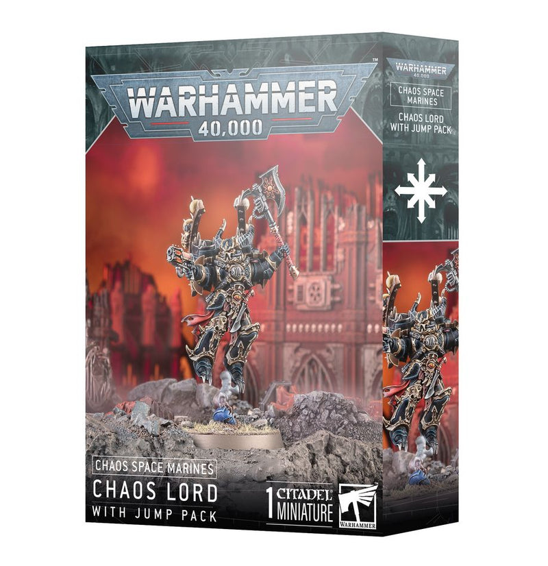 Chaos Space Marines: Chaos Lord with Jump Pack *PREORDER 9 NOV*