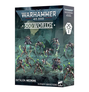 500 Worlds Battalion: Necrons *PREORDER FOR JAN 24*