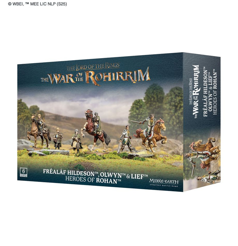 Frealaf Hildeson, Olwyn & Lief. Heroes of Rohan *PREORDER FOR 04 OCT*