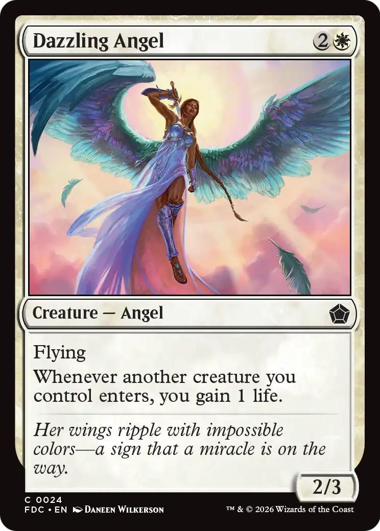 Dazzling Angel [Foundations Commander]