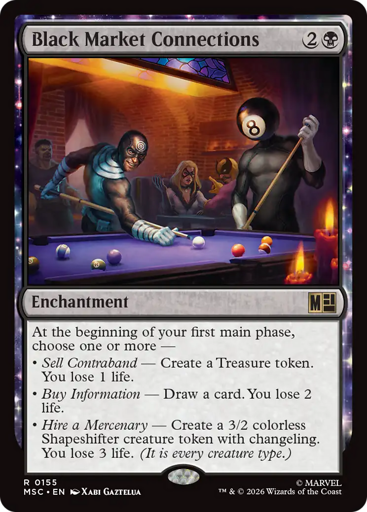 Black Market Connections (Surge Foil) [Marvel Super Heroes Commander]