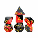 Sirius Dice - Brimstone 8 Piece Polyhedral Dice Set