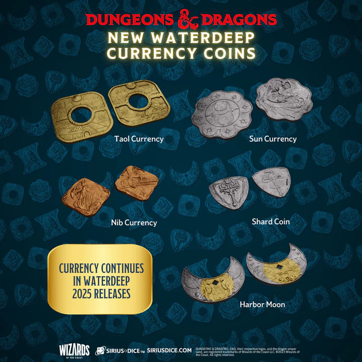 Sirius Dice - D&D Waterdeep: Yawning Portal Treasure Pack