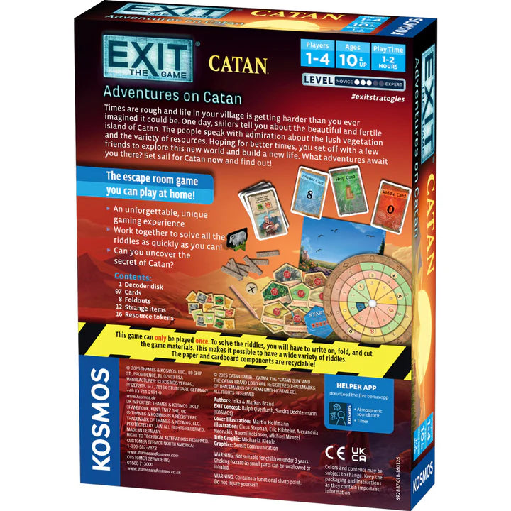 Exit the Game: Adventures on Catan