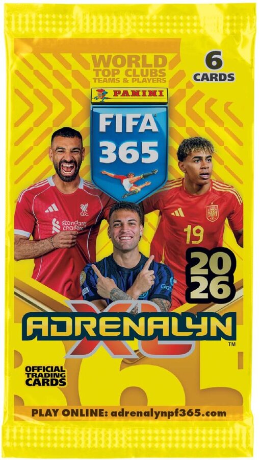 Panini FIFA 365 Adrenalyn XL 2026 Football Trading Cards Booster Pack