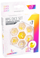 Gamegenic Embraced Series  RPG Dice Set - Rubber Duck
