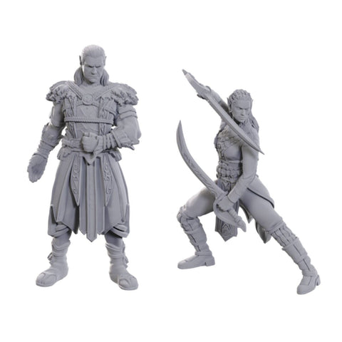 D&D Baldur’s Gate 3 Miniatures: Jaheira & Halsin