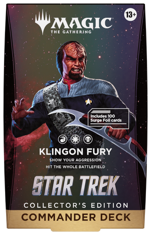 Star Trek Commander Deck - Klingon Fury (Collector's Edition) *PREORDER for 06 NOVEMBER*