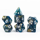 Sirius Dice Treasure - Onyx 8 Piece Polyhedral Dice Set