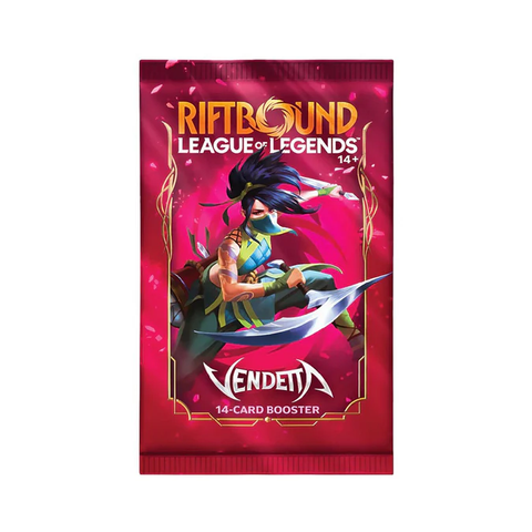 Riftbound: League of Legends TCG - Vendetta - Booster Pack (Max. 4 per person) *PREORDER for 31 JULY*