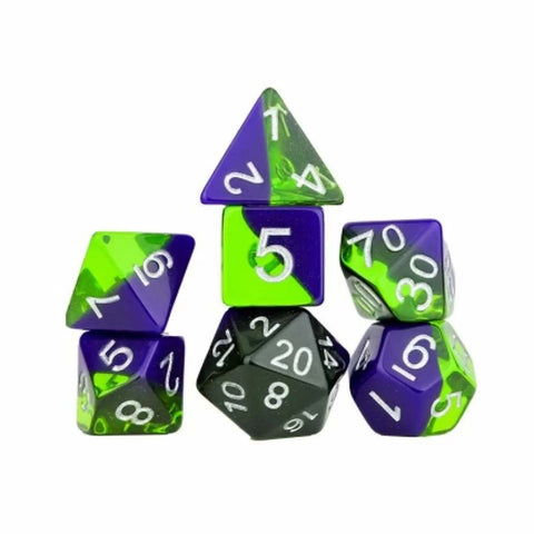 Sirius Dice - Sea Glass 8 Piece Polyhedral Dice Set