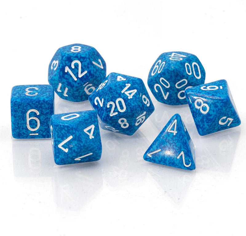 Chessex Speckled Water Polyhedral 7-Dice Set (CHX 25306)