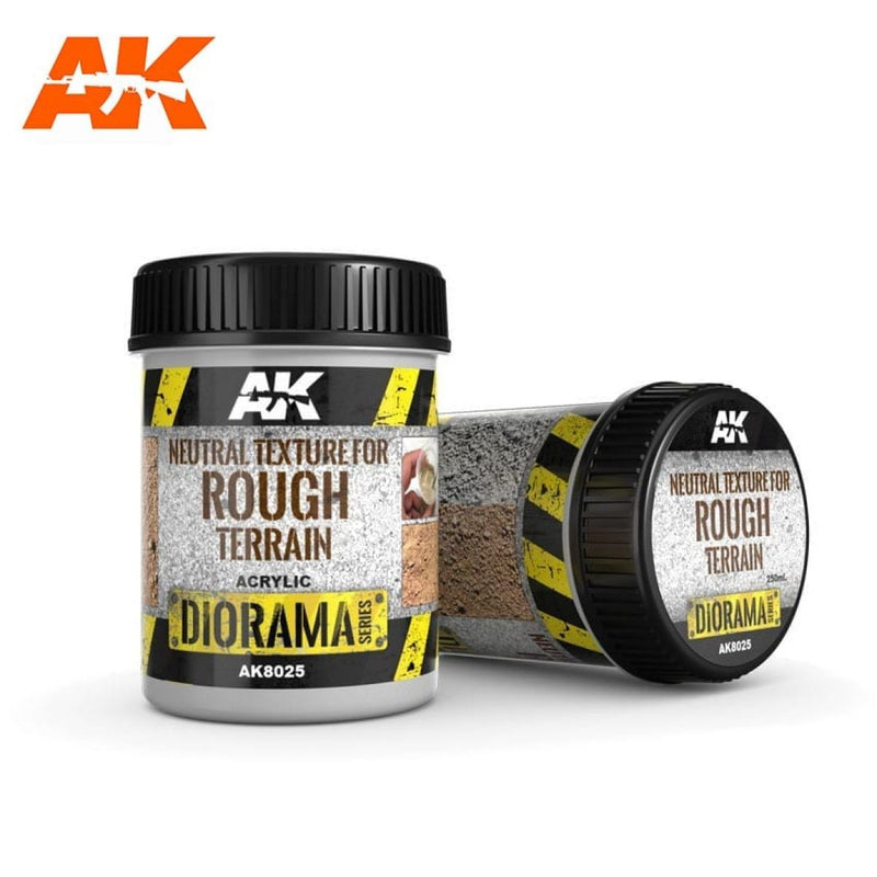 AK Interactive - Dioramas - Terrains Neutral Texture for Rough Terrains 250ml
