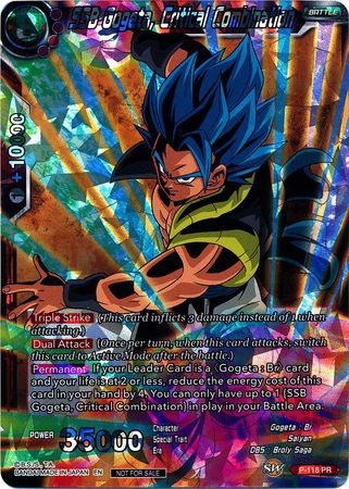 SSB Gogeta, Critical Combination (P-118) [Promotion Cards]