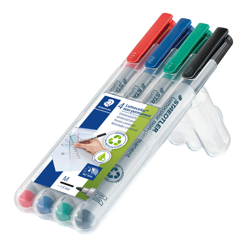 Lumocolor Non-Permanent Pens (4 Pack)