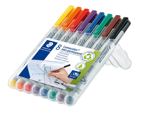 Lumocolor Non-Permanent Pens (8 Pack)