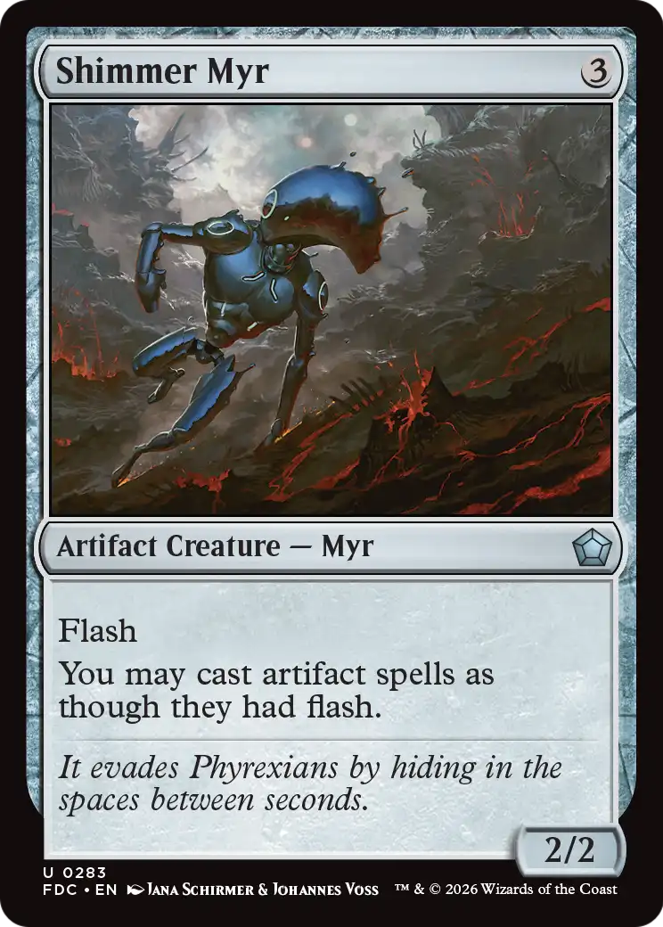 Shimmer Myr [Foundations Commander]