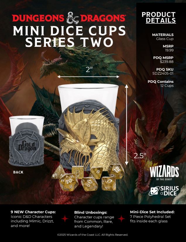 Sirius Dice – D&D Mini Dice Cups (Series 2)