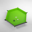 Gamegenic Magnetic Dice Tray Hexagonal - Black/Green