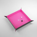 Gamegenic Magnetic Dice Tray Square - Black/Pink