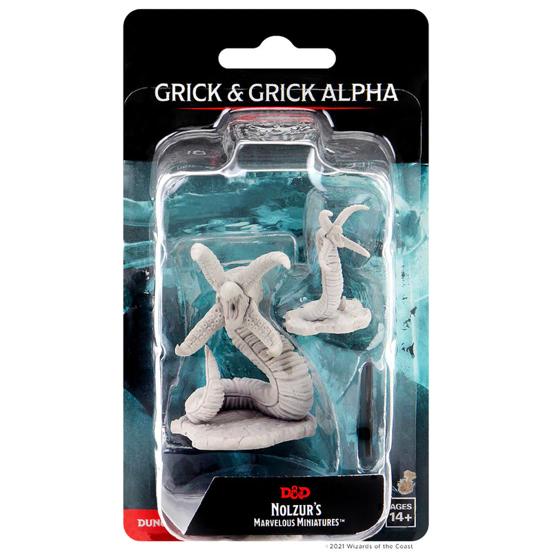 D&D Nolzur's Marvelous Miniatures Grick & Grick Alpha