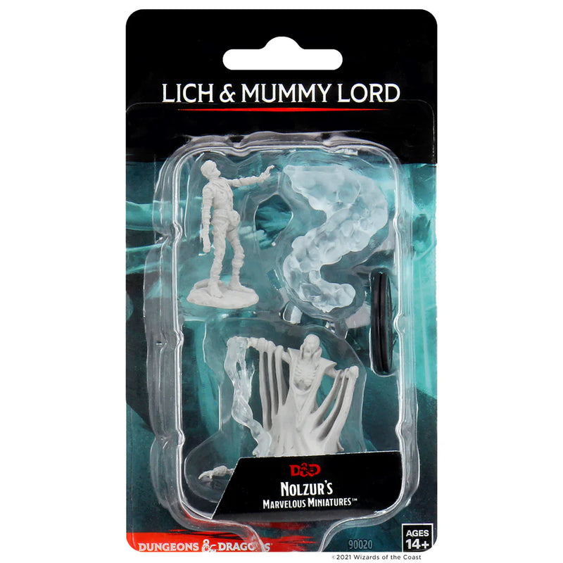 D&D Nolzur's Marvelous Miniatures: Lich & Mummy Lord