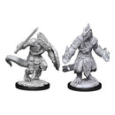 D&D Nolzur's Marvelous Miniatures Lizardfolk Barbarian & Lizardfolk Cleric
