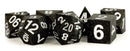 MDG "FanRoll" Silicone Poly Dice Set - Gold Scatter