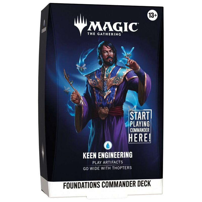 Magic Foundations Starter Commander Deck - Keen Engineering *PREORDER for 02 OCTOBER*