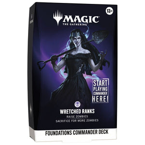 Magic Foundations Starter Commander Deck - Wretched Ranks *PREORDER for 02 OCTOBER*