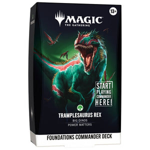 Magic Foundations Starter Commander Deck - Tramplesaurus Rex *PREORDER for 02 OCTOBER*