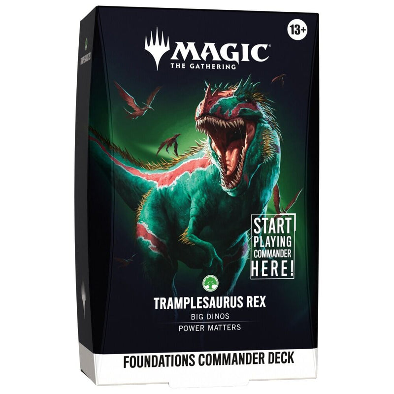 Magic Foundations Starter Commander Deck - Tramplesaurus Rex *PREORDER for 02 OCTOBER*