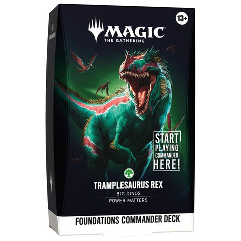 Magic Foundations Starter Commander Deck - Tramplesaurus Rex *PREORDER for 02 OCTOBER*