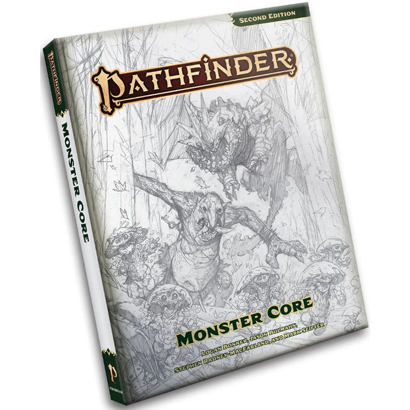 Pathfinder 2E Monster Core Sketch Cover