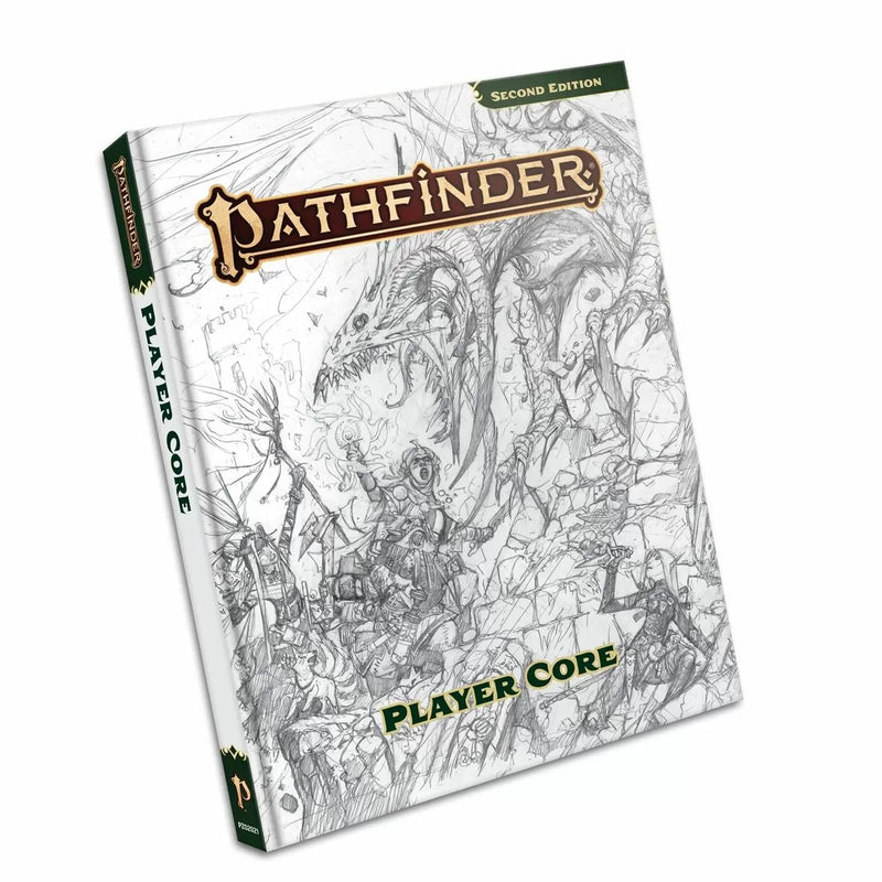 Pathfinder Player Core Rulebook 2E (Sketch Cover)