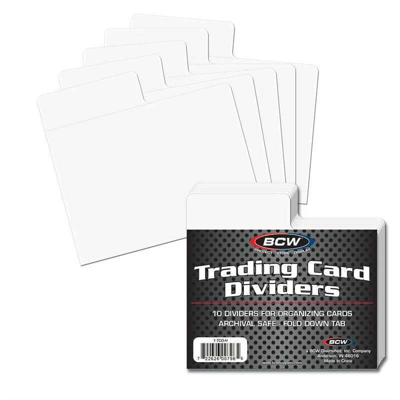 BCW Card Dividers (10) - Horizontal