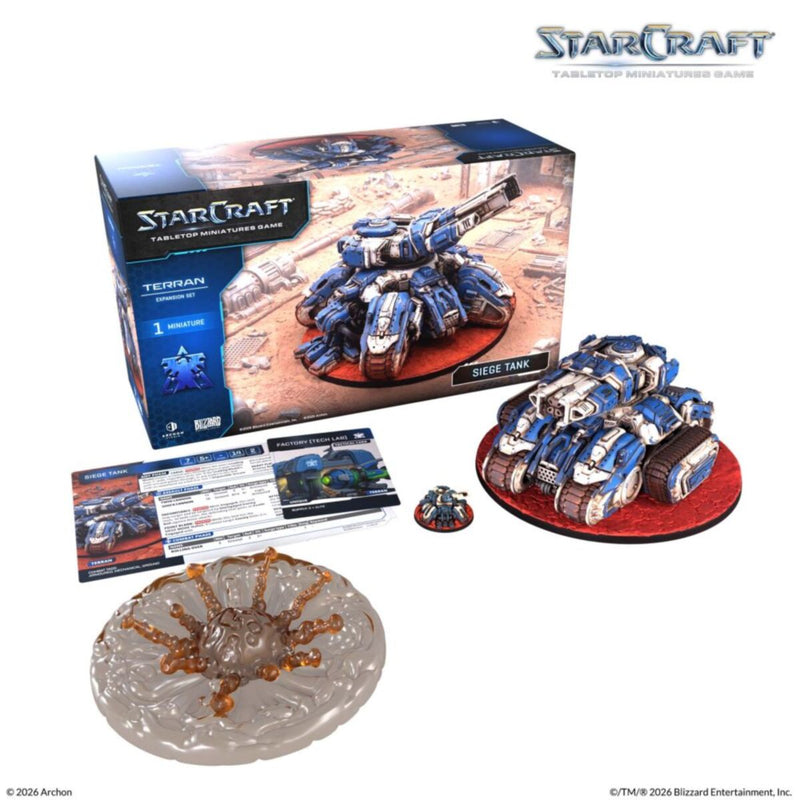 Starcraft Miniatures Games: Siege Tank - Expansion Set