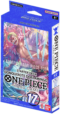 One Piece Card Game: Starter Deck  – (Blue) Donquixote Doflamingo [ST-17]