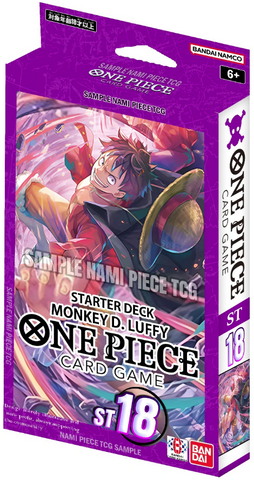 One Piece Card Game: Starter Deck  – (Purple) Monkey D. Luffy [ST-18]