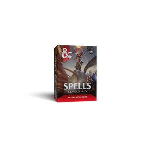 D&D Reference Cards - Spells: Levels 4–5 *PREORDER for 18 AUGUST*