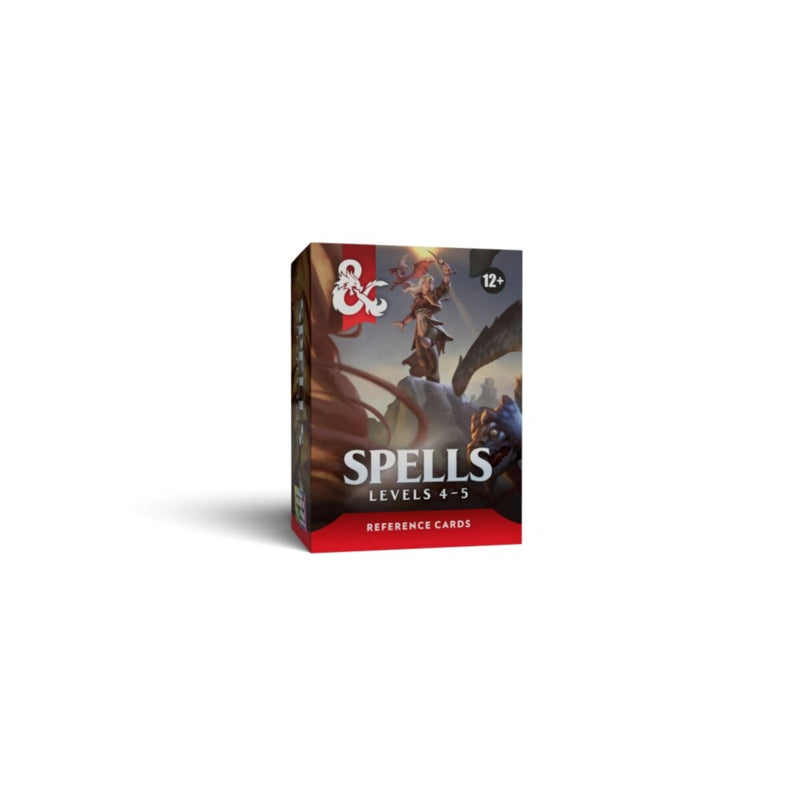 D&D Reference Cards - Spells: Levels 4–5 *PREORDER for 18 AUGUST*
