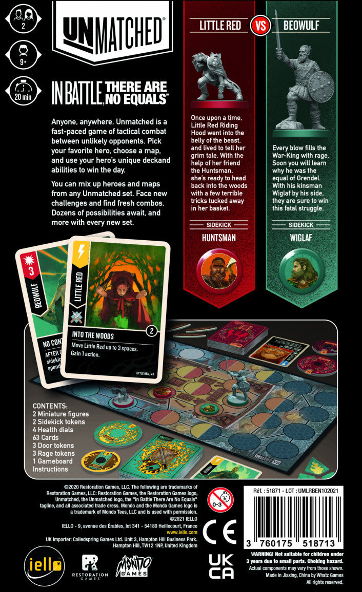 Unmatched: Little Red Riding Hood vs Beowulf