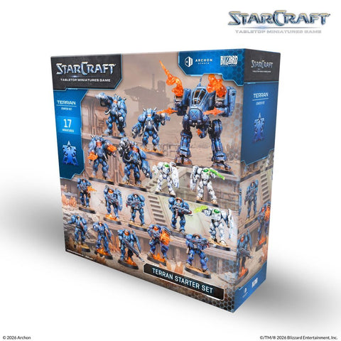 Starcraft Miniatures Games: Terran Starter Set *ARRIVING SOON*